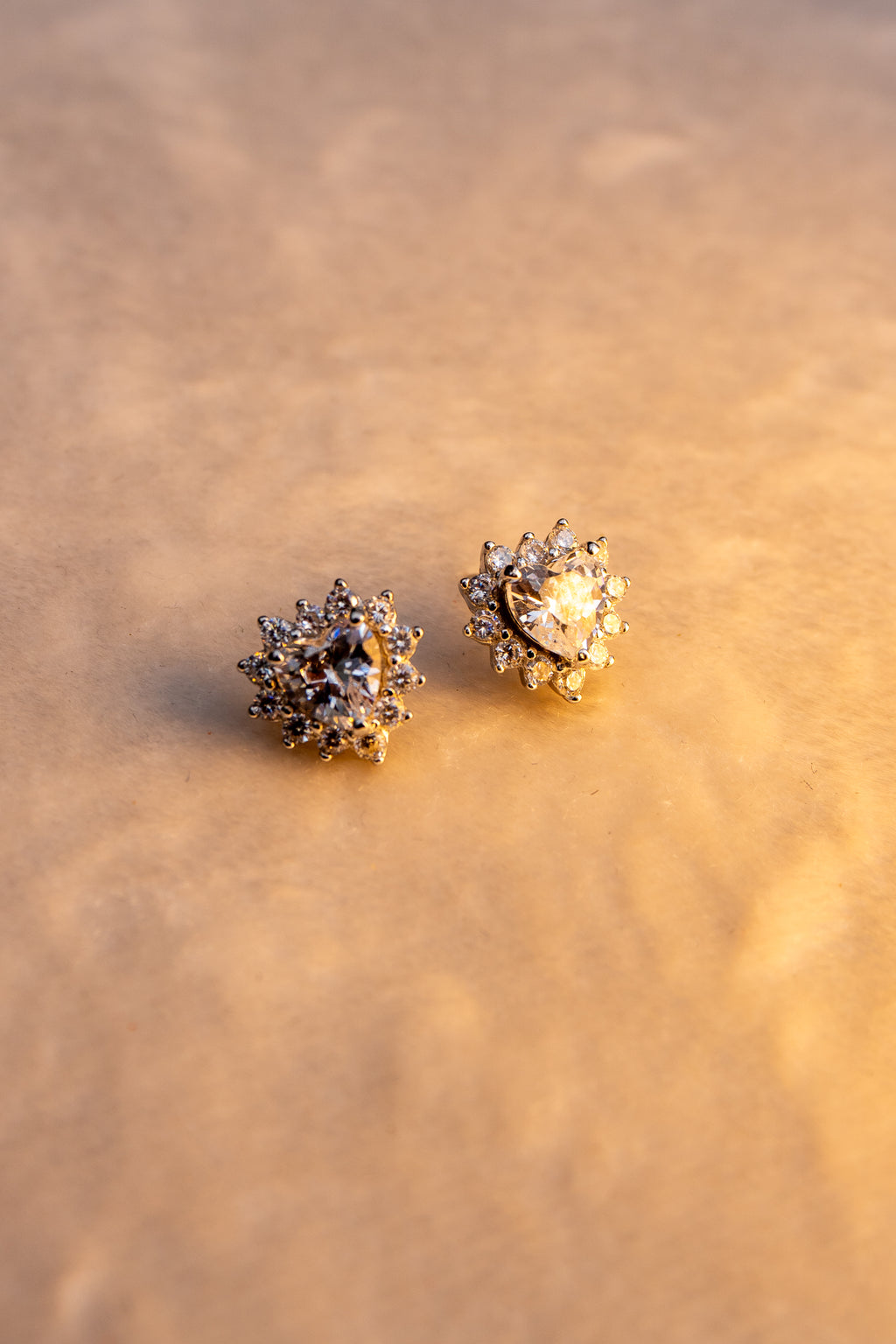 Mora Heart Silver Earrings