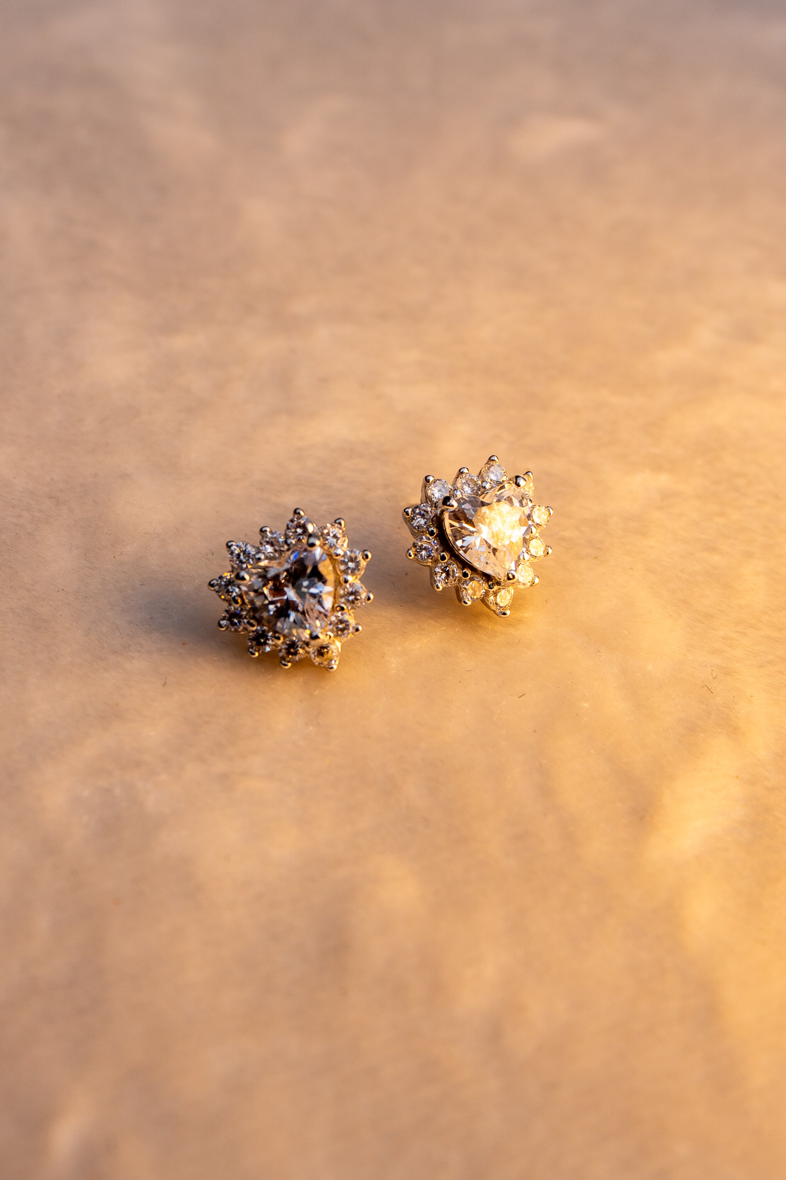 Mora Heart Silver Earrings