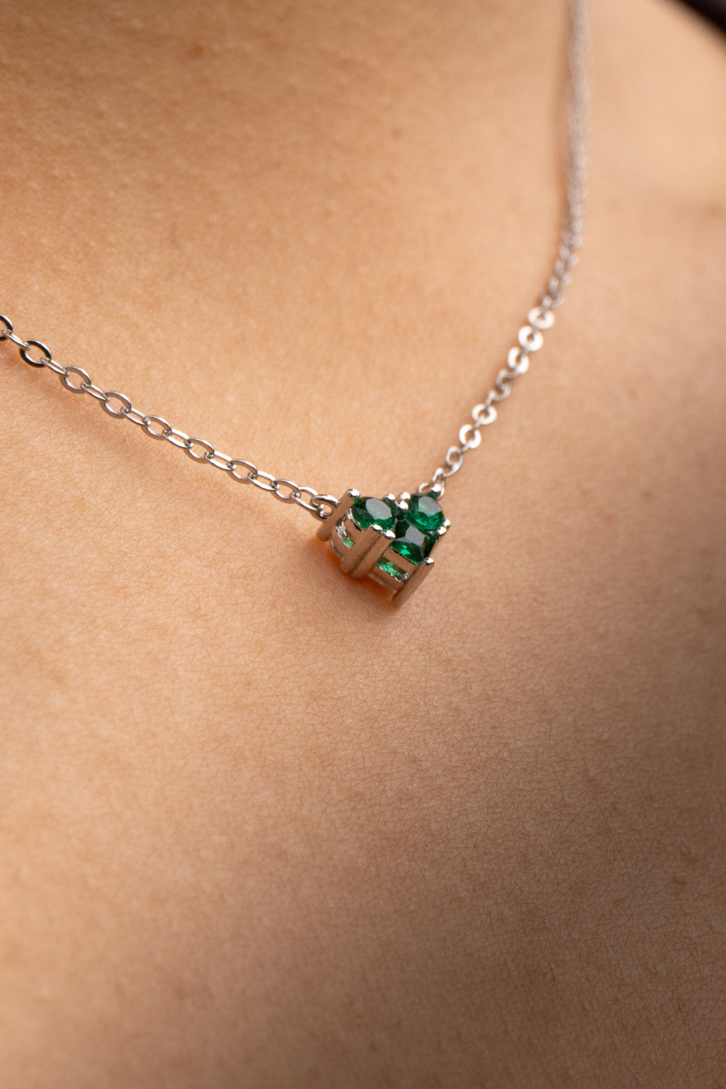 Mora Heart Silver Necklace