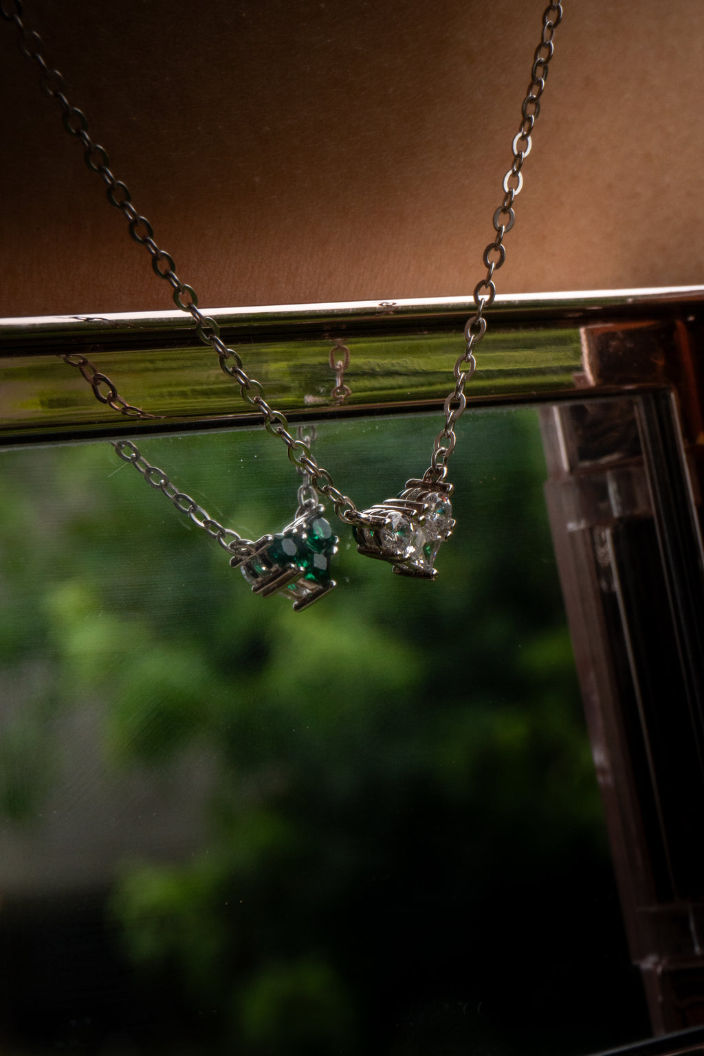 Mora Heart Silver Necklace