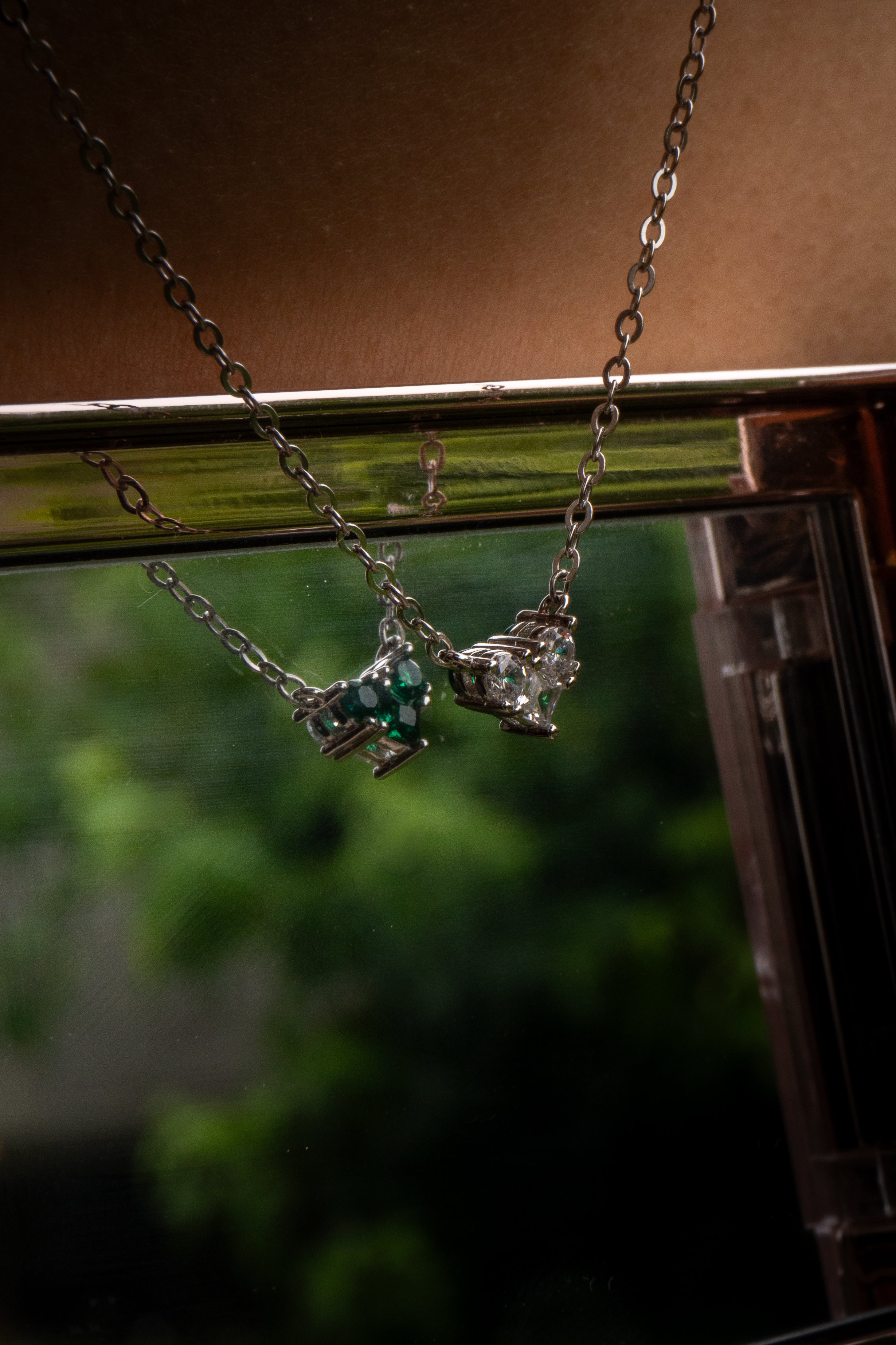 Mora Heart Silver Necklace