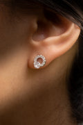 Lunar Eclipse Silver Earrings