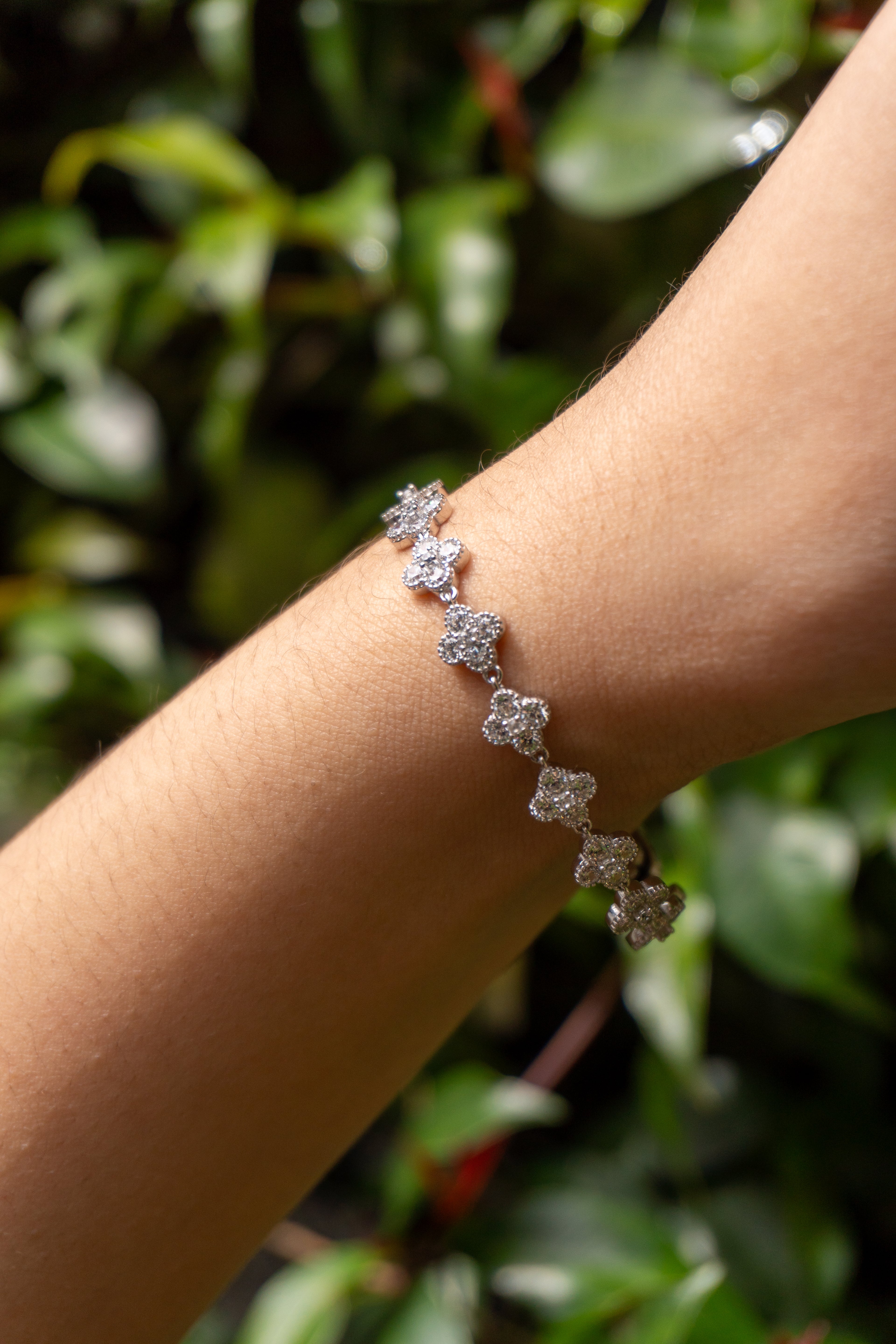 Eternal Flower Silver Bracelet