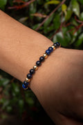 Double Interlaced Bracelet (Blue, Green, Black)
